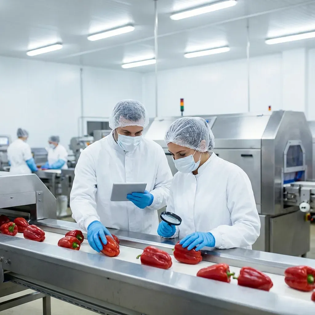 Cadena alimentaria segura bajo ISO 22000