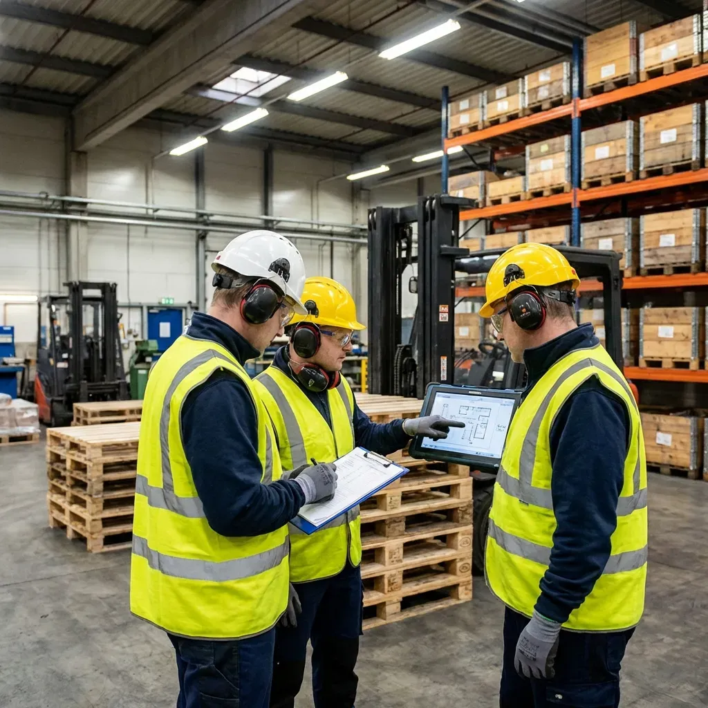 Equipo de seguridad industrial para ISO 45001